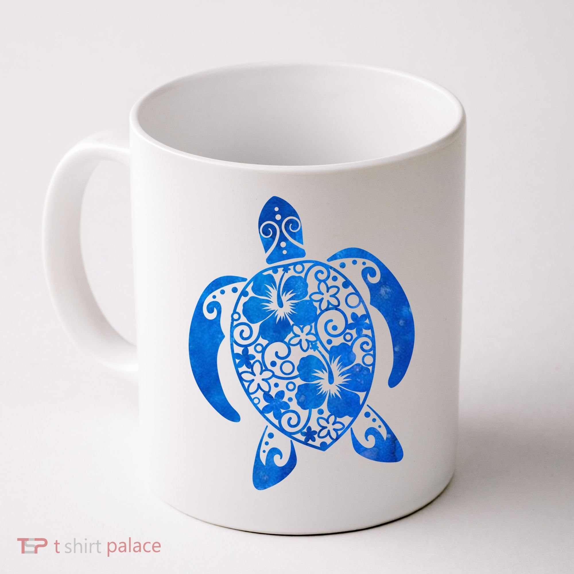 Summer Tropical Turtle Coffee Mug
