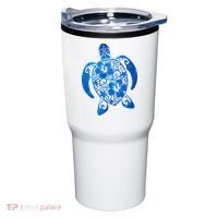 Summer Tropical Turtle Tumbler thumb 0