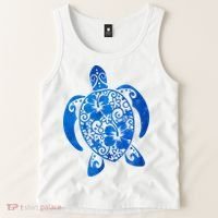Summer Tropical Turtle Tank Top thumb 2
