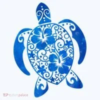 Summer Tropical Turtle Women's Long Sleeve Shirt thumb 2