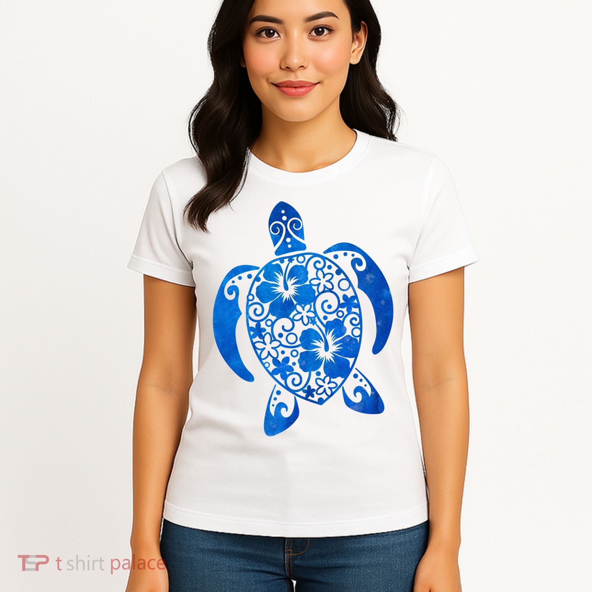 Summer Tropical Turtle Women's T-Shirt