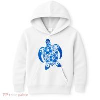 Summer Tropical Turtle Kids Hoodie thumb 0