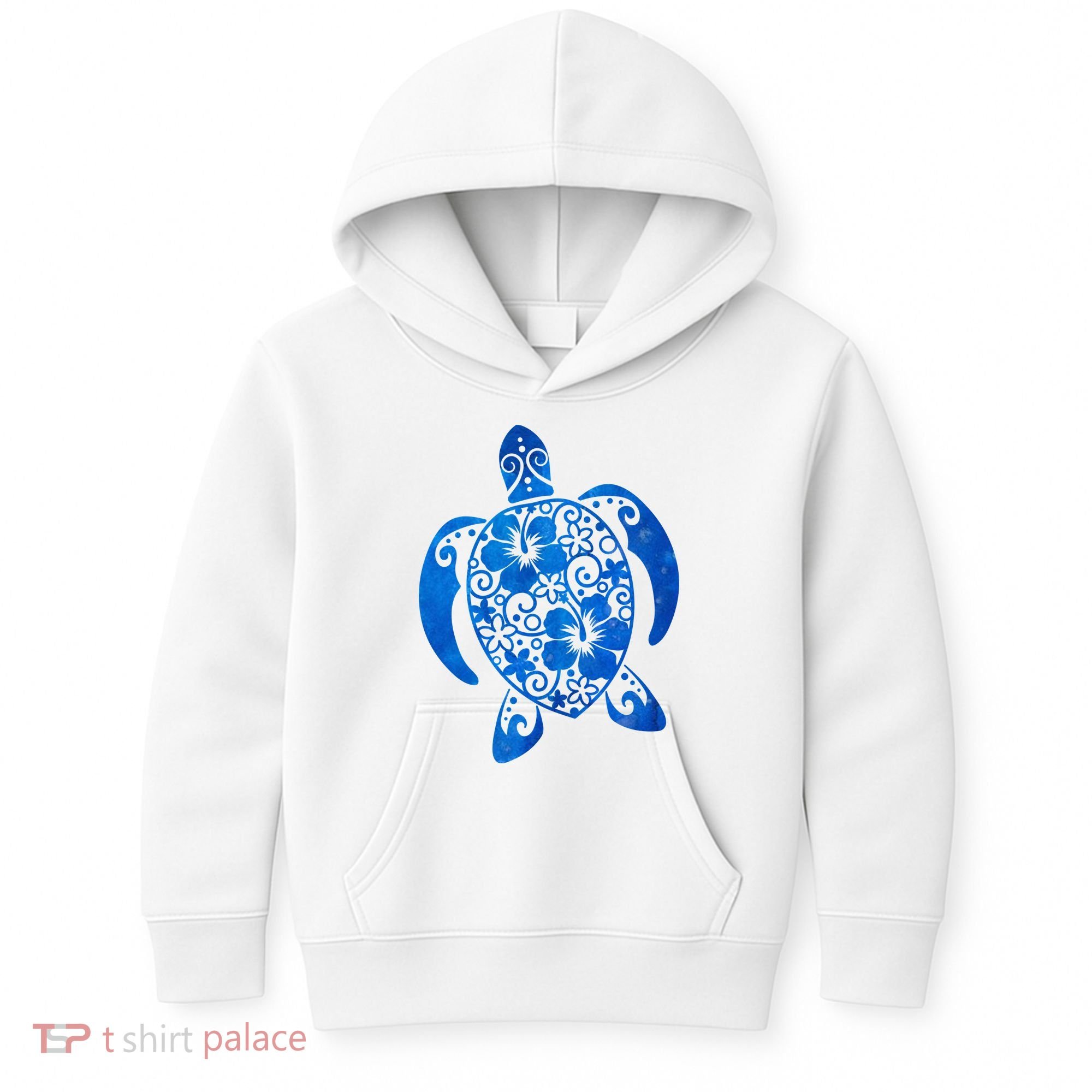 Summer Tropical Turtle Kids Hoodie