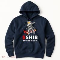 Shib To The Moon Shiba Inu Coin Crypto Hoodie thumb 0