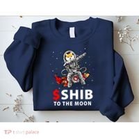 Shib To The Moon Shiba Inu Coin Crypto Sweatshirt thumb 2