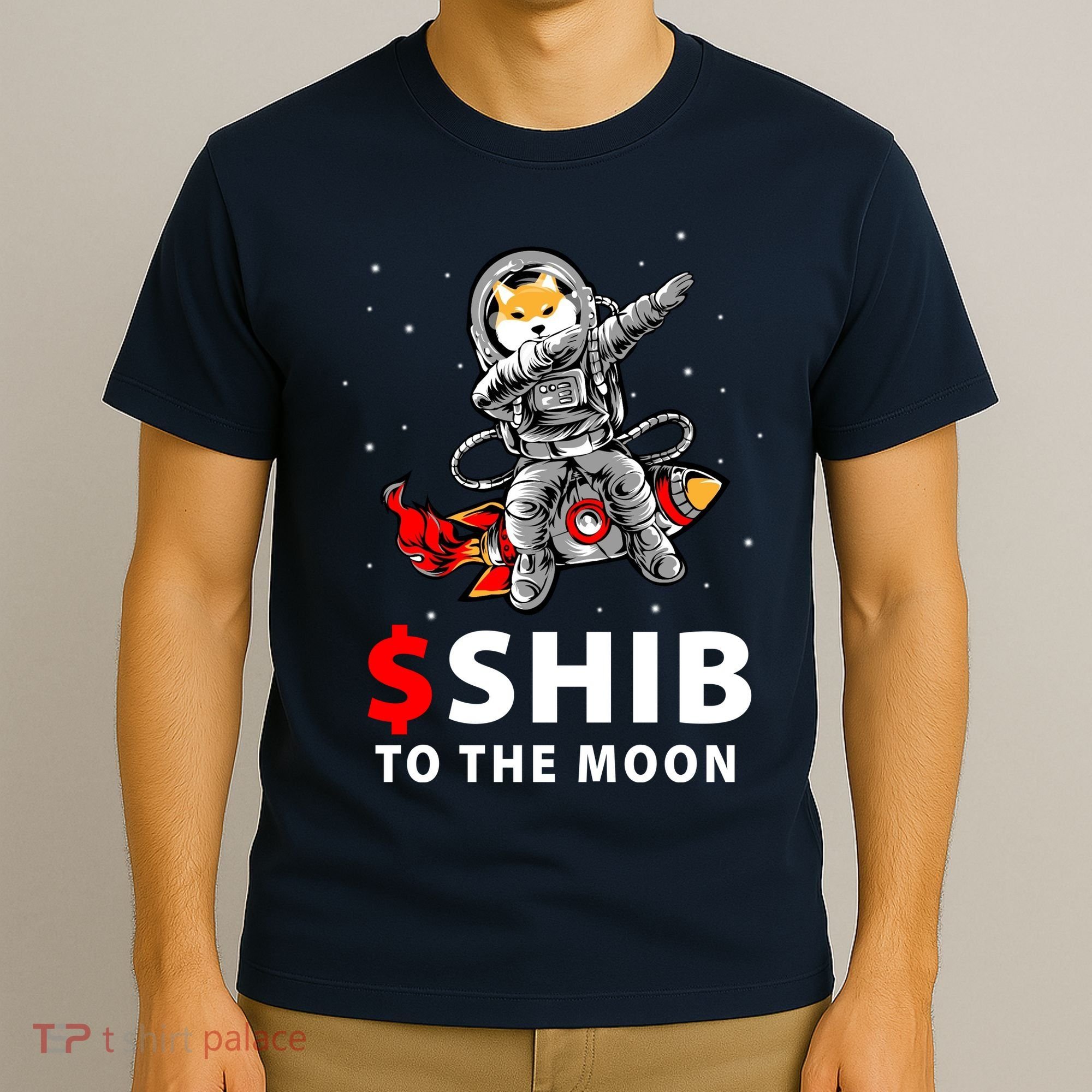 Shib To The Moon Shiba Inu Coin Crypto T-Shirt