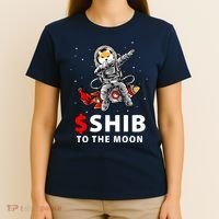 Shib To The Moon Shiba Inu Coin Crypto T-Shirt thumb 4
