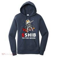 Shib To The Moon Shiba Inu Coin Crypto Women's Hoodie thumb 0