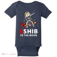 Shib To The Moon Shiba Inu Coin Crypto Baby Bodysuit thumb 0