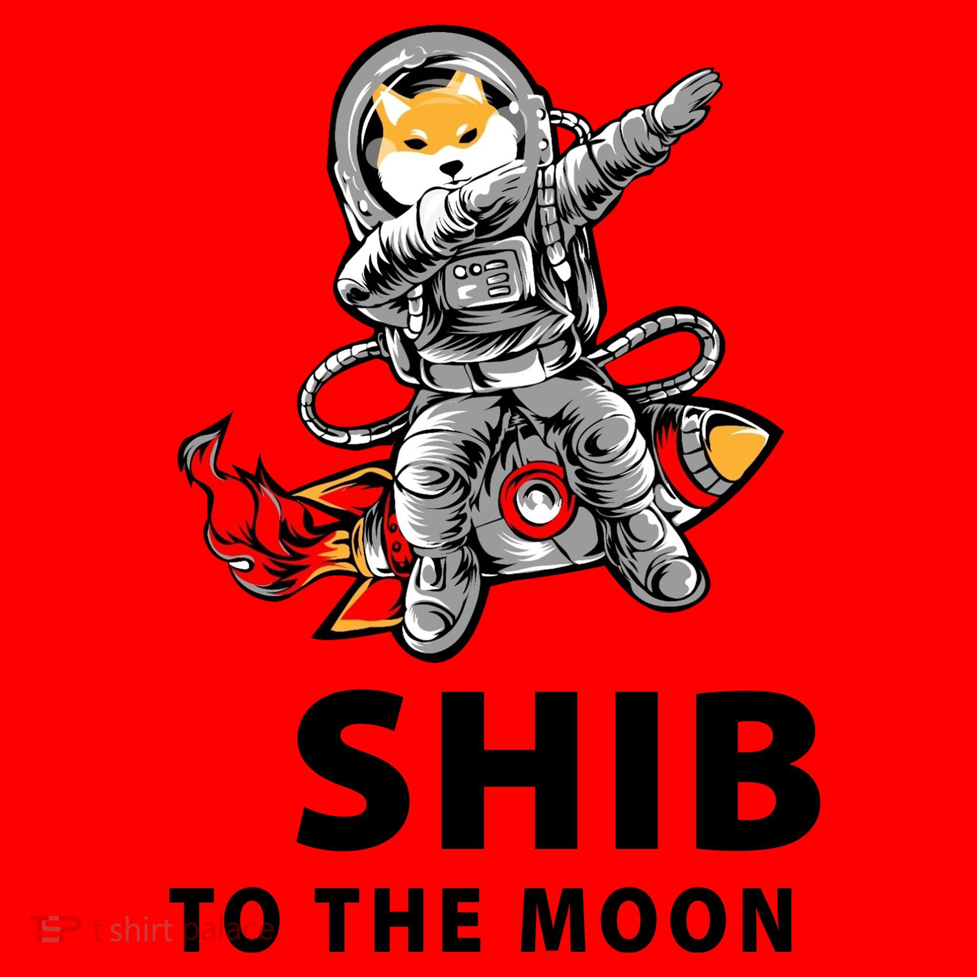 Shib To The Moon Shiba Inu Coin Crypto Santa Hat
