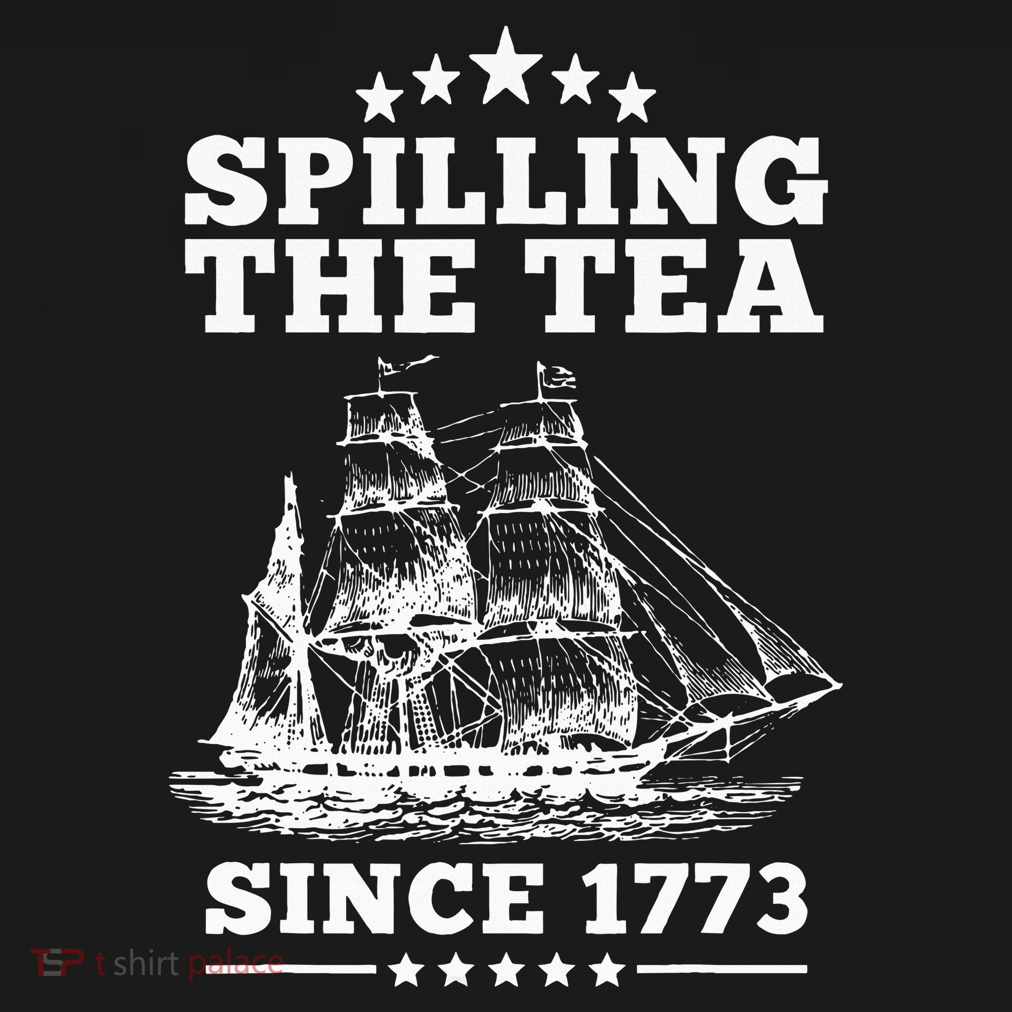 Spilling The Tea Since 1773 Retro Fun Patriotic Sweatshirt
