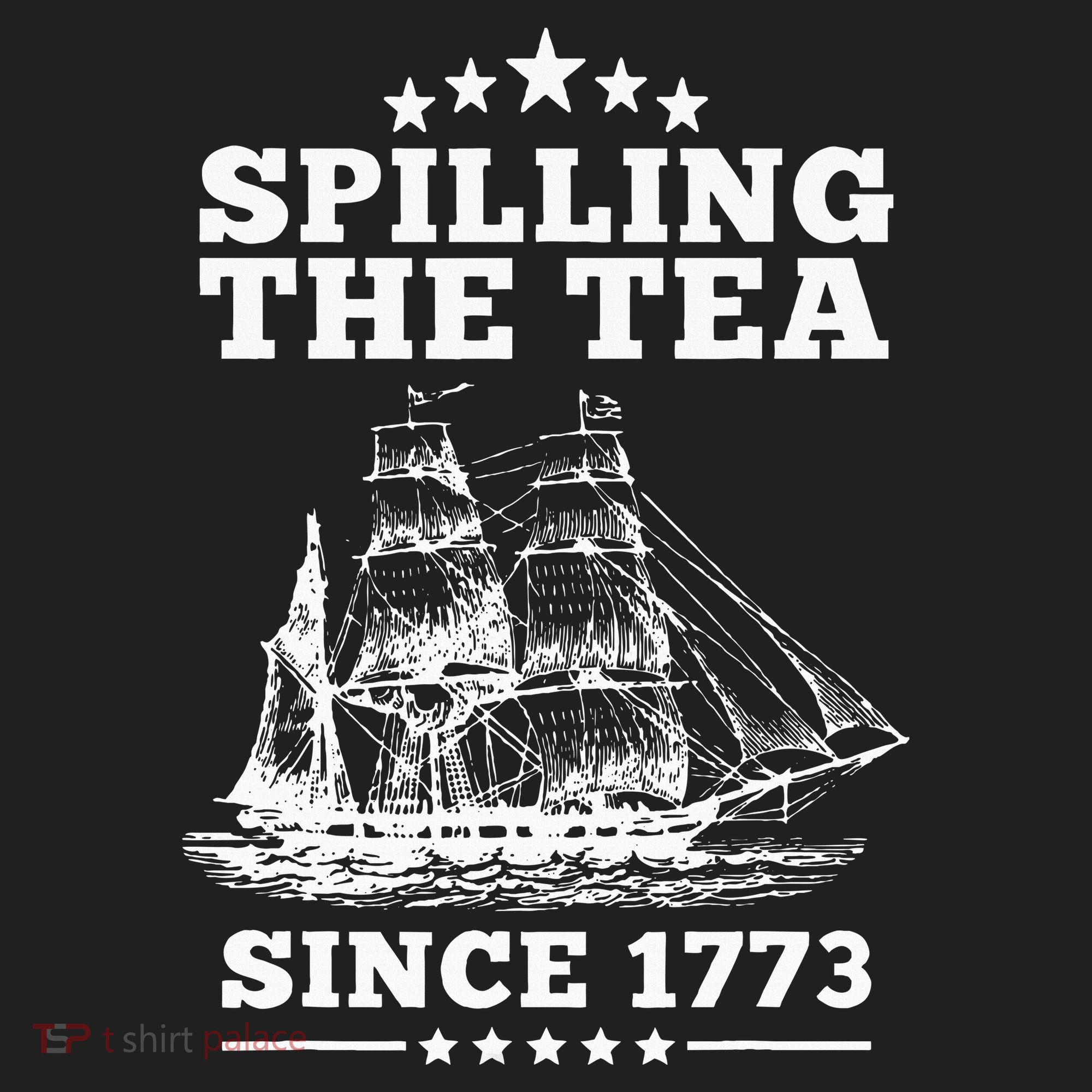 Spilling The Tea Since 1773 Retro Fun Patriotic Beanie