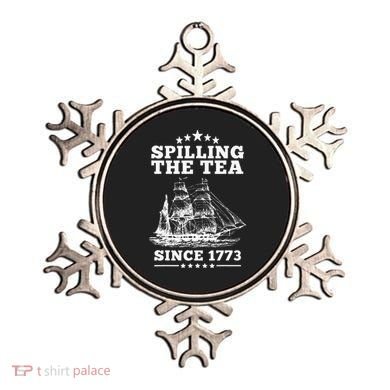 Spilling The Tea Since 1773 Retro Fun Patriotic Ornament