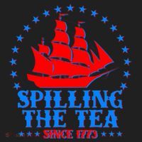 Spilling The Tea Since 1773 Boston Tea Party Beanie thumb 2