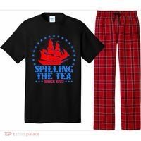 Spilling The Tea Since 1773 Boston Tea Party Pajama Set thumb 0