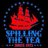 Spilling The Tea Since 1773 Boston Tea Party Women's Hoodie thumb 2