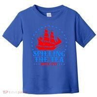 Spilling The Tea Since 1773 Boston Tea Party Toddler T-Shirt thumb 0