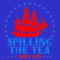 Spilling The Tea Since 1773 Boston Tea Party Kids Sweatshirt thumb 2