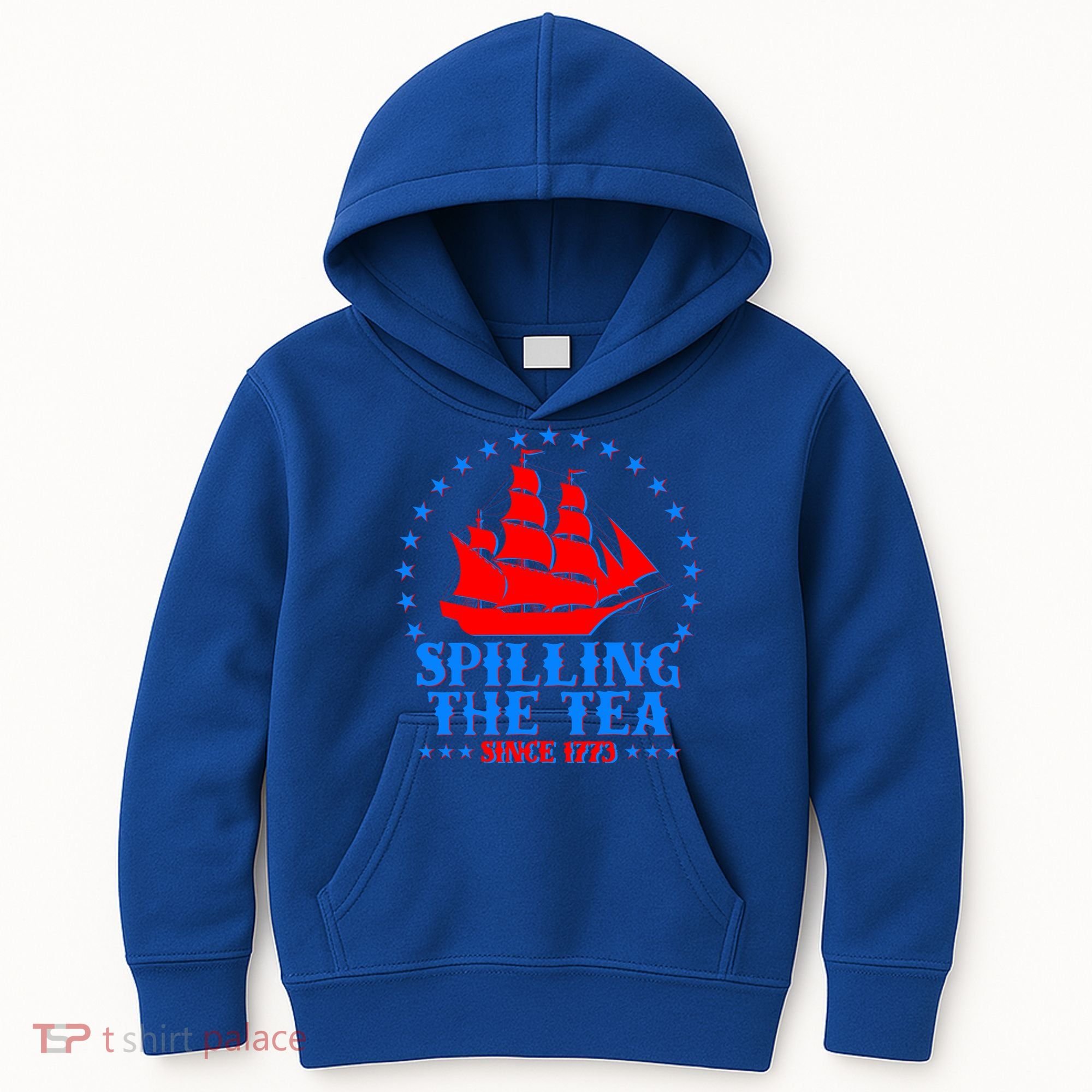 Spilling The Tea Since 1773 Boston Tea Party Kids Hoodie