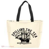 Spilling The Tea Since 1773 History Teacher Tote Bag thumb 0