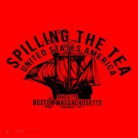 Spilling The Tea Since 1773 History Teacher Santa Hat thumb 1