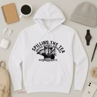 Spilling The Tea Since 1773 History Teacher Hoodie thumb 3