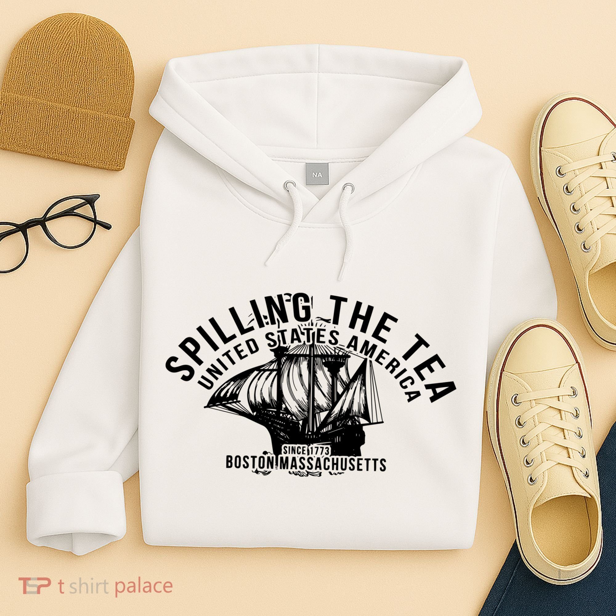 Spilling The Tea Since 1773 History Teacher Hoodie