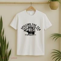 Spilling The Tea Since 1773 History Teacher T-Shirt thumb 2