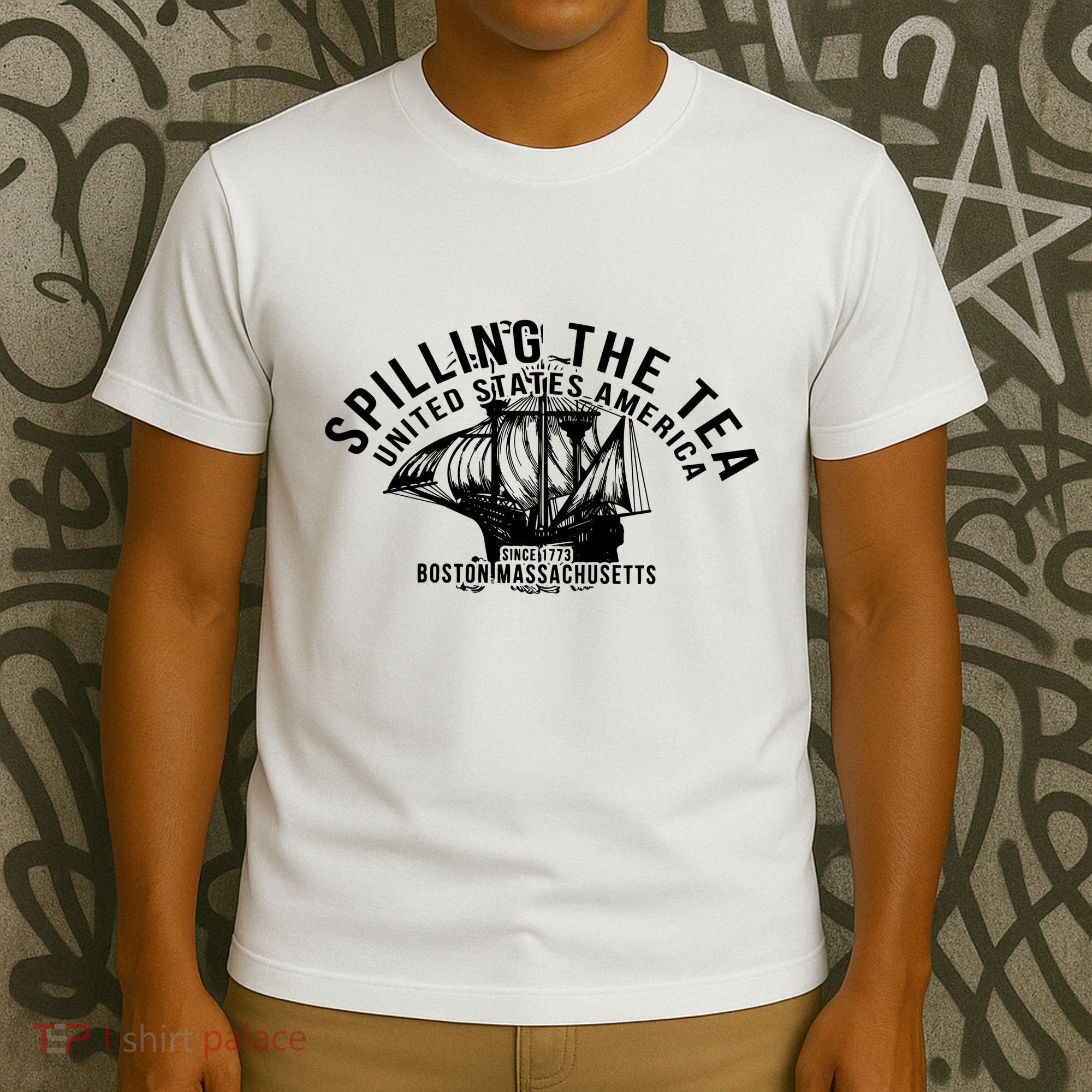 Spilling The Tea Since 1773 History Teacher T-Shirt