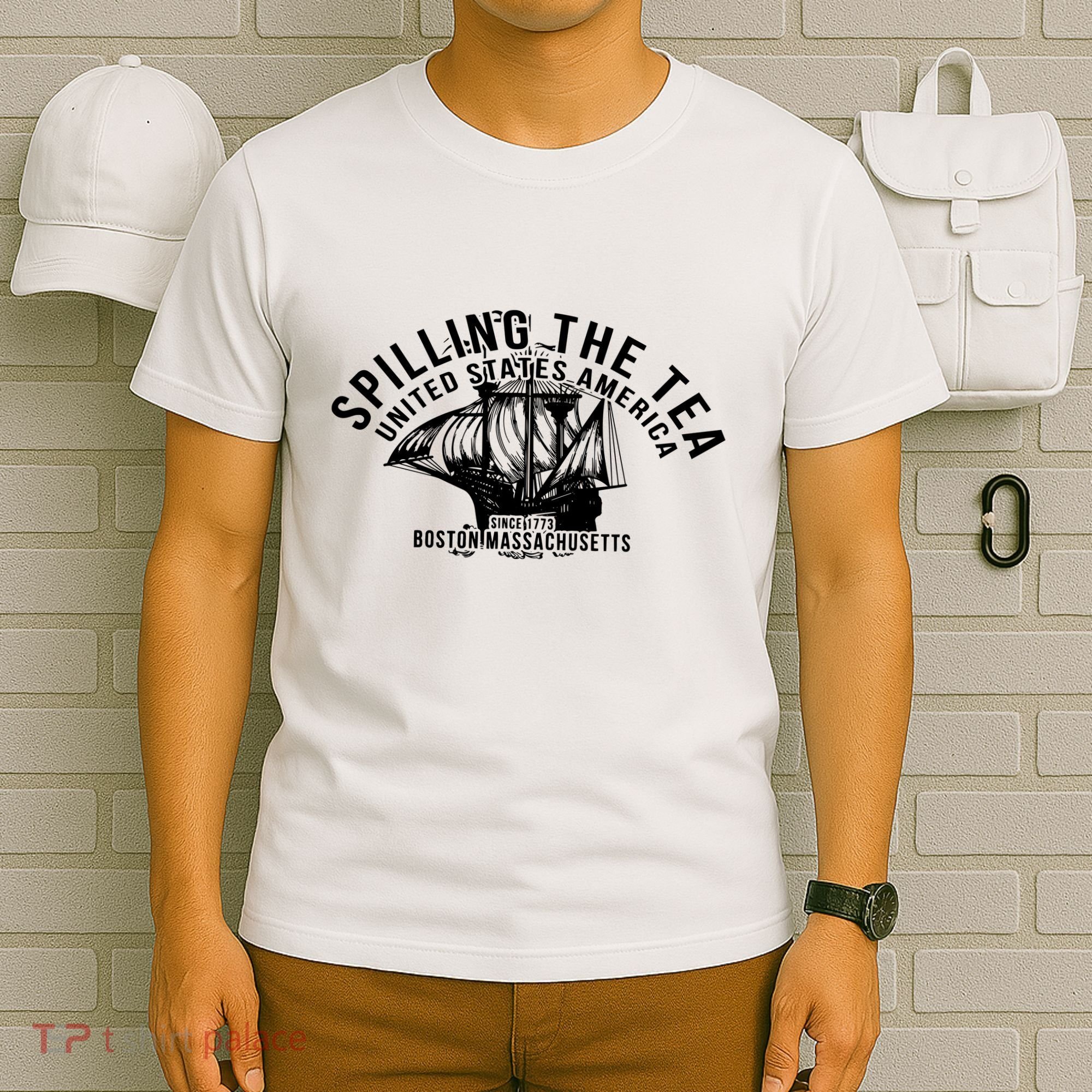 Spilling The Tea Since 1773 History Teacher T-Shirt