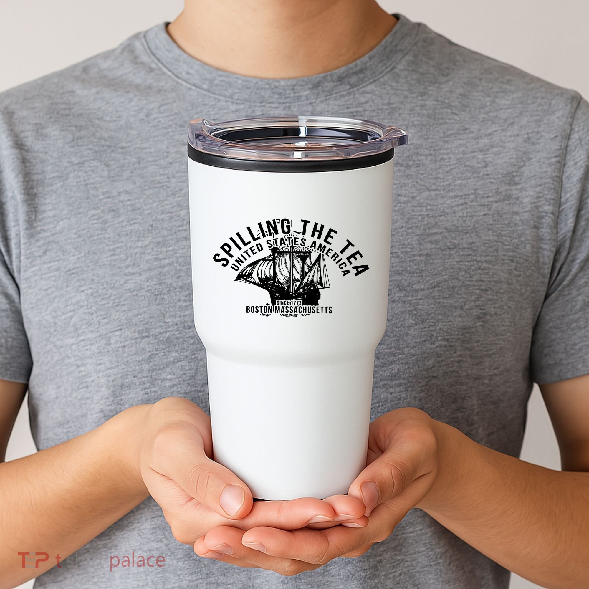Spilling The Tea Since 1773 History Teacher Tumbler