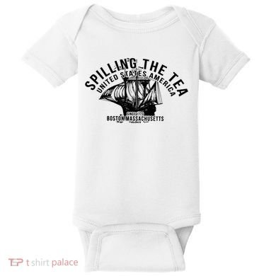 Spilling The Tea Since 1773 History Teacher Baby Bodysuit