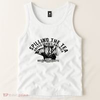 Spilling The Tea Since 1773 History Teacher Tank Top thumb 2