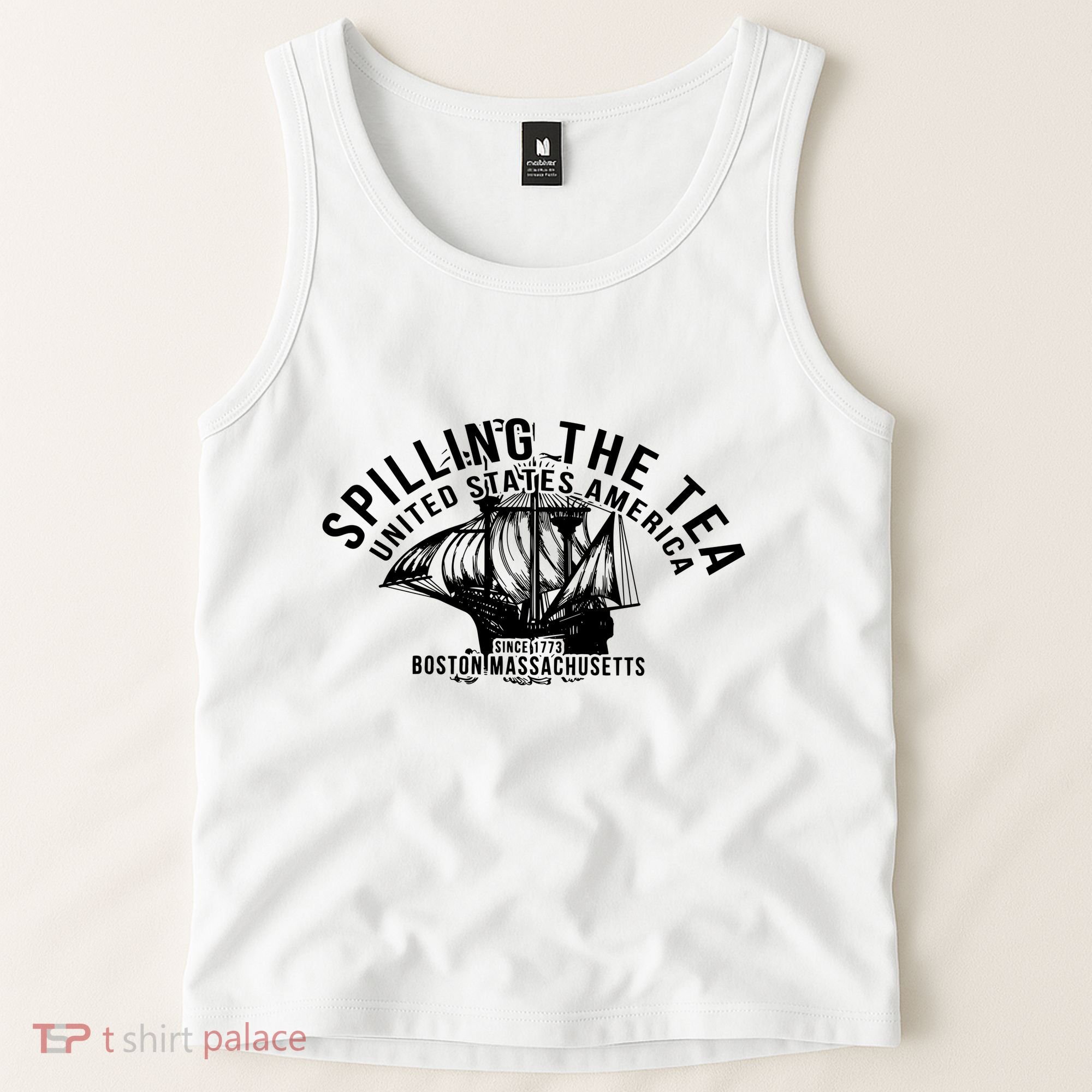 Spilling The Tea Since 1773 History Teacher Tank Top