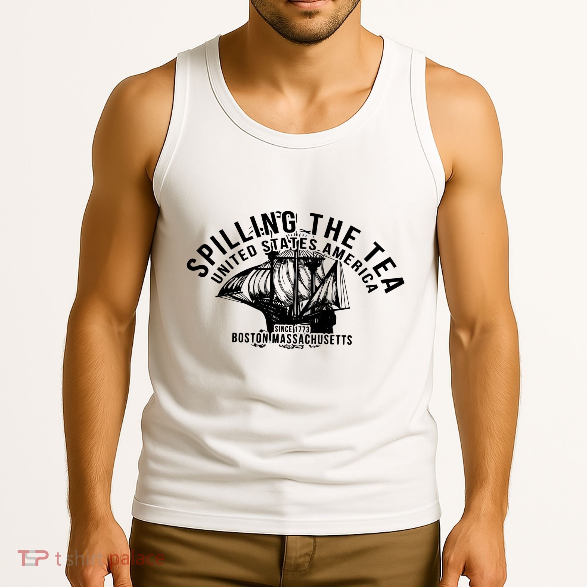 Spilling The Tea Since 1773 History Teacher Tank Top