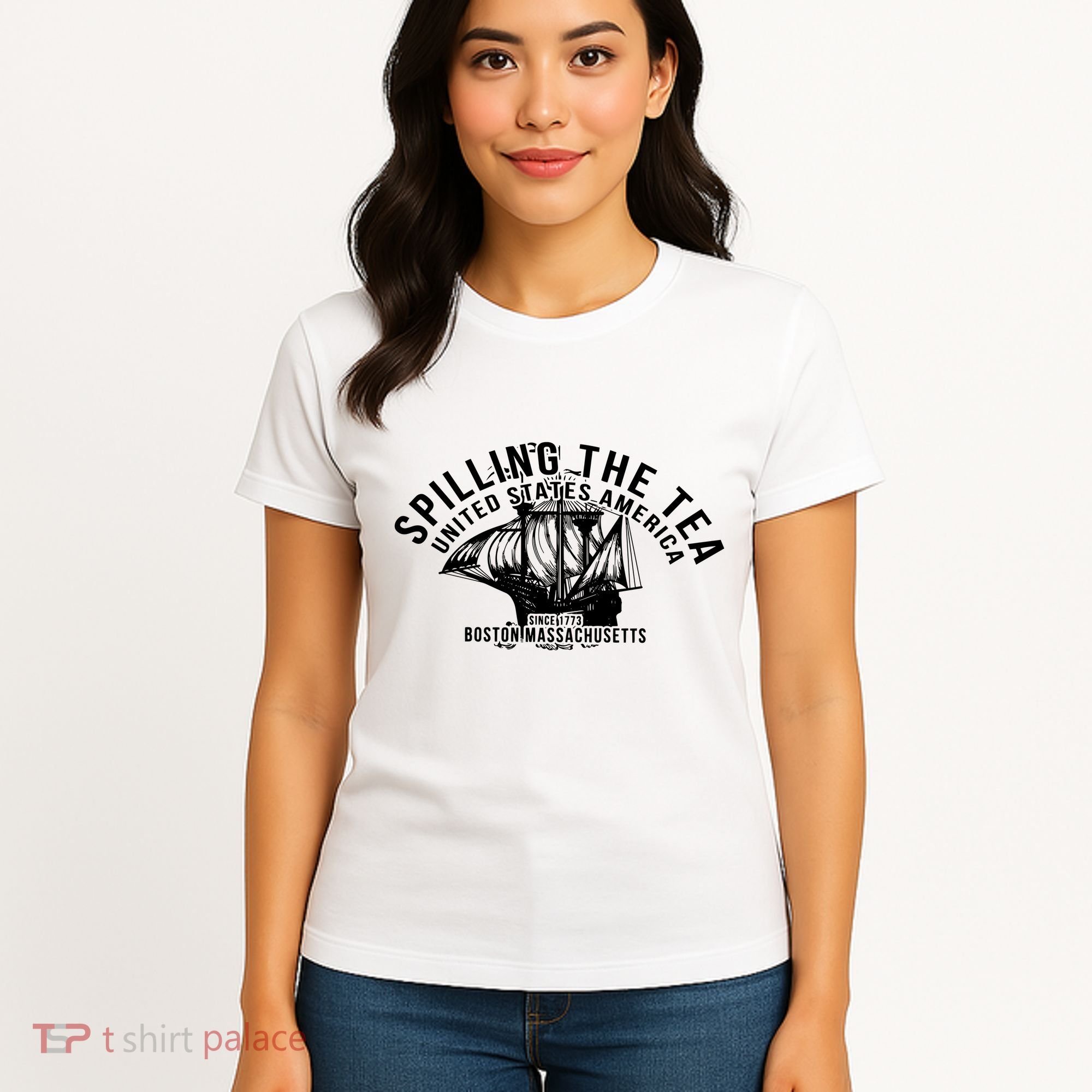 Spilling The Tea Since 1773 History Teacher Women's T-Shirt