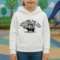 Spilling The Tea Since 1773 History Teacher Kids Hoodie thumb 3