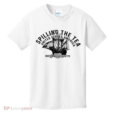 Spilling The Tea Since 1773 History Teacher Kids T-Shirt