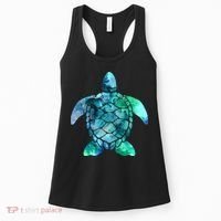 Save The Turtles Sea Turtle Gifts Ocean Animals Sea Turtle Women's Tank Top thumb 0