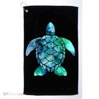 Save The Turtles Sea Turtle Gifts Ocean Animals Sea Turtle Golf Towel thumb 0