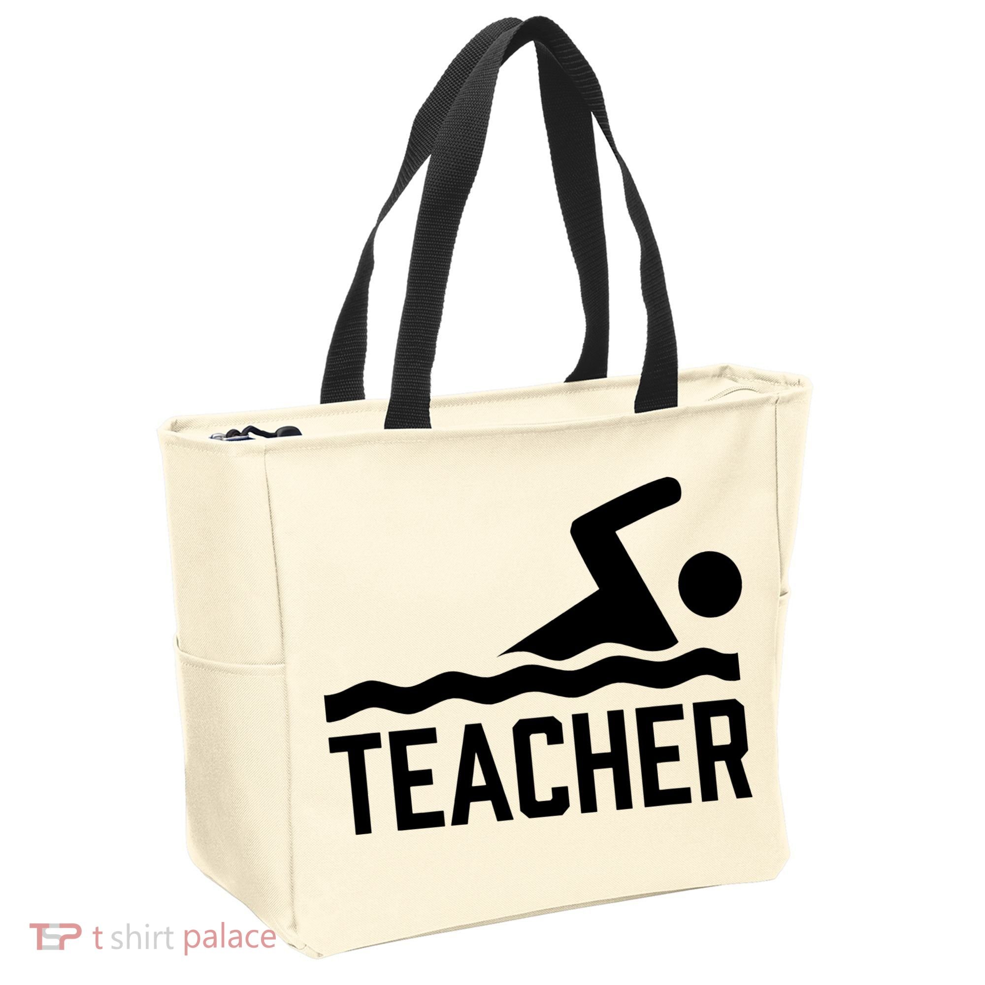 Swimming Teacher Trainer Swimmer Instructor Coach Tote Bag