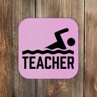 Swimming Teacher Trainer Swimmer Instructor Coach Coaster thumb 0