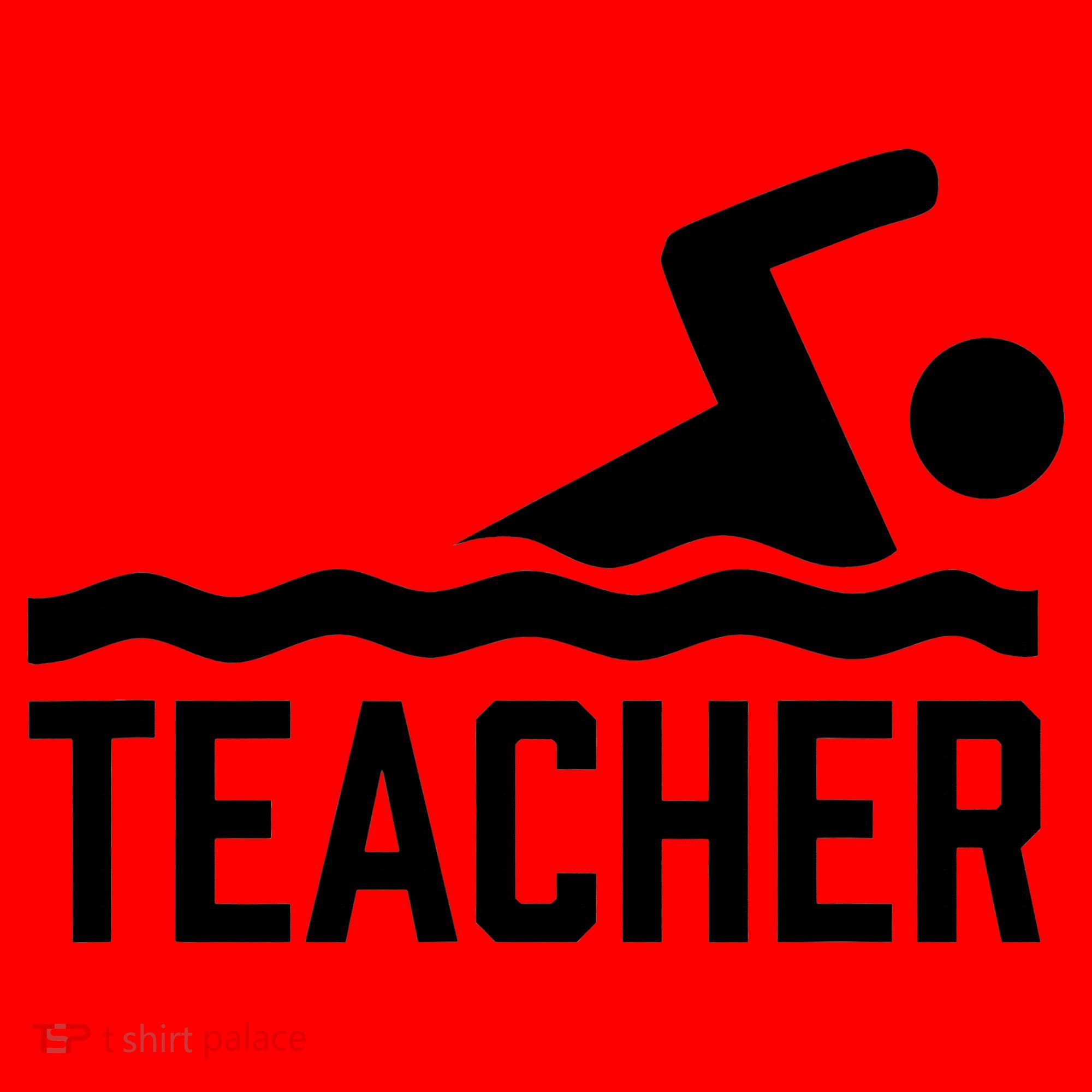 Swimming Teacher Trainer Swimmer Instructor Coach Santa Hat