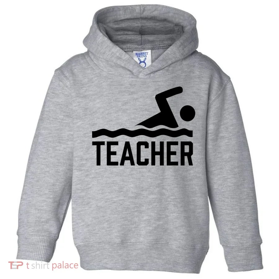 Swimming Teacher Trainer Swimmer Instructor Coach Toddler Hoodie