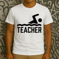 Swimming Teacher Trainer Swimmer Instructor Coach T-Shirt thumb 3
