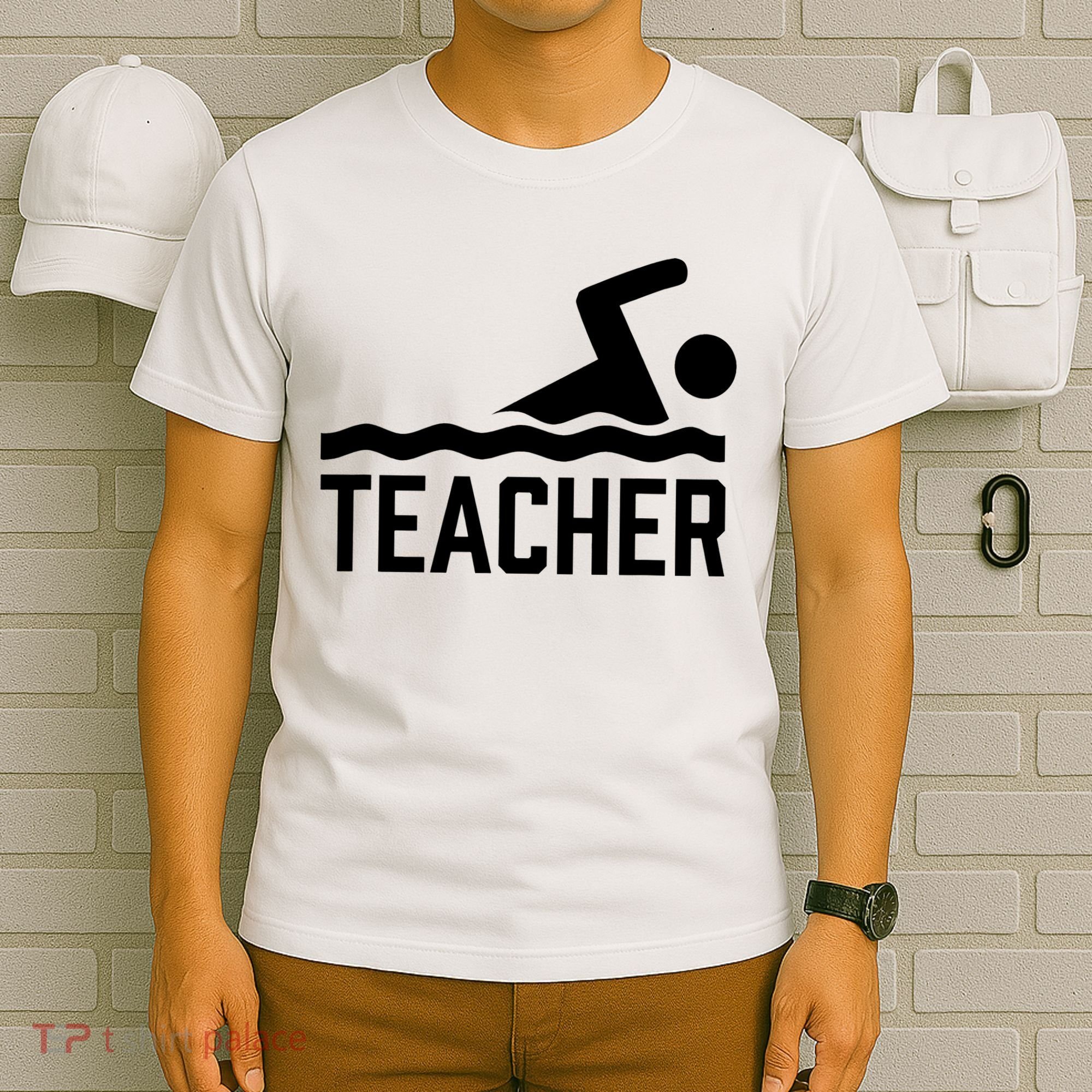 Swimming Teacher Trainer Swimmer Instructor Coach T-Shirt