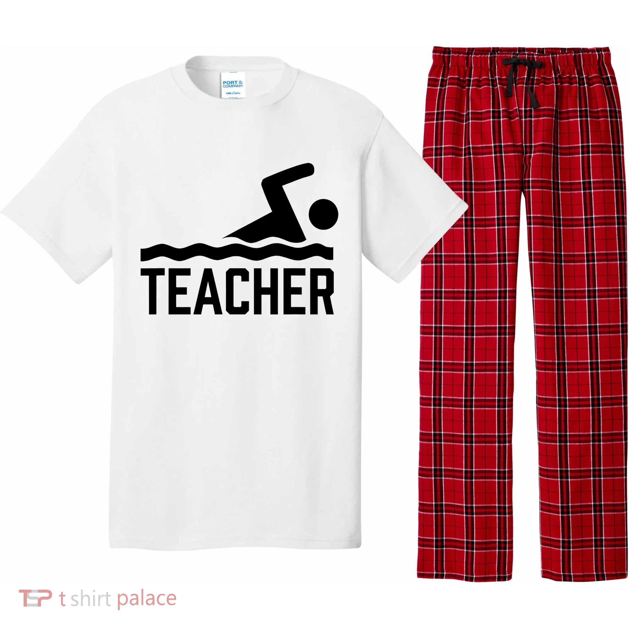 Swimming Teacher Trainer Swimmer Instructor Coach Pajama Set