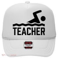 Swimming Teacher Trainer Swimmer Instructor Coach Hat thumb 0