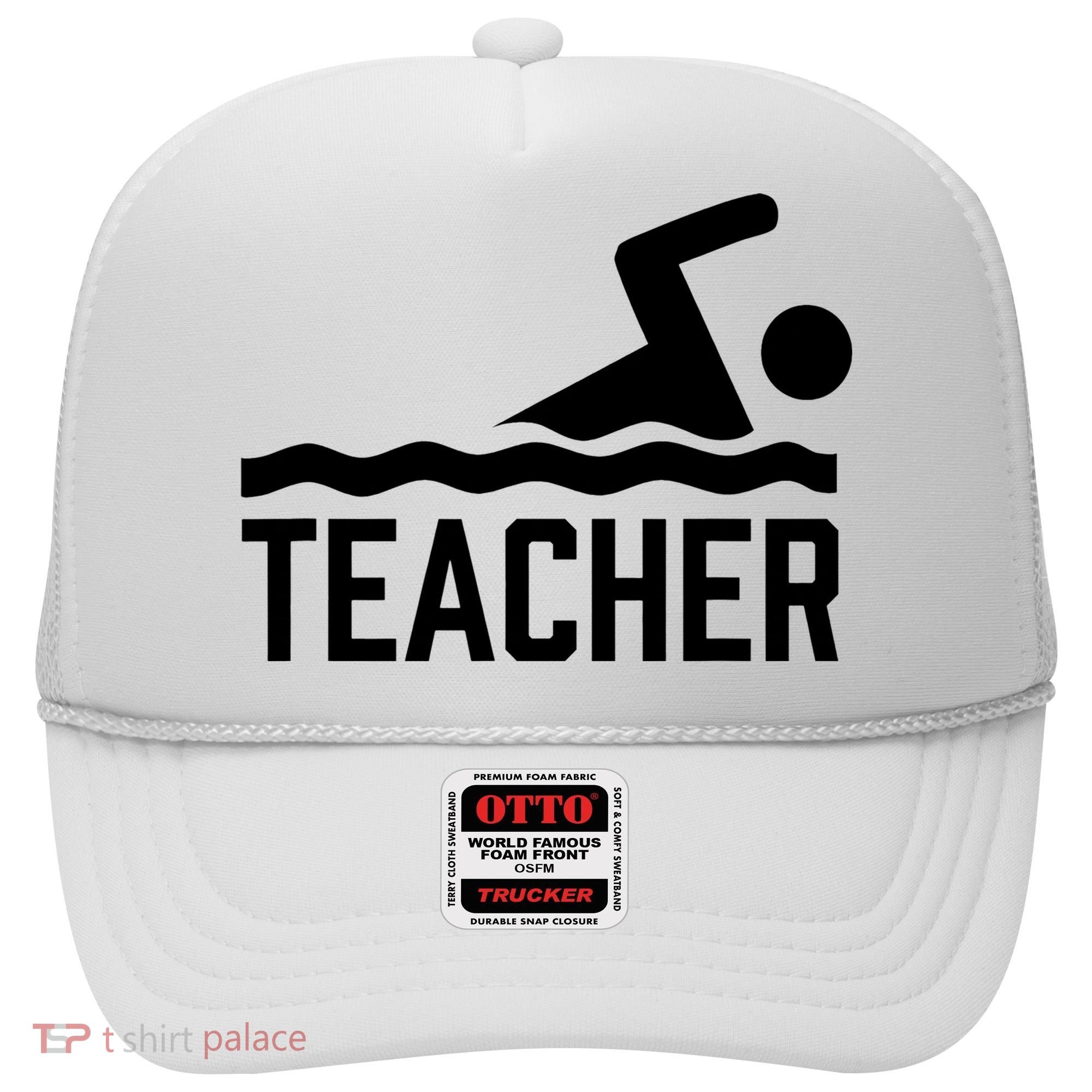 Swimming Teacher Trainer Swimmer Instructor Coach Hat