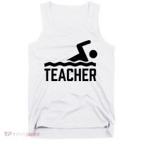 Swimming Teacher Trainer Swimmer Instructor Coach Tank Top thumb 0
